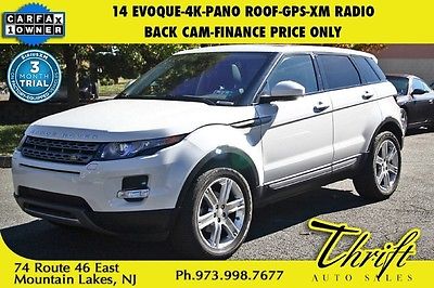 Land Rover : Evoque Pure Plus 14 evoque 4 k pano roof gps xm radio back cam finance price only