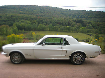 Ford : Mustang nice 1968 ford mustang coupe original barn find