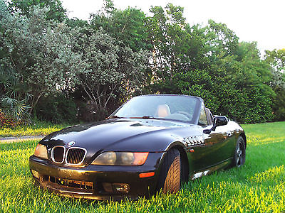 BMW : Z3 Roadster Convertible 2-Door 1997 black bmw z 3 roadster convertible 2 door 1.9 l stick watch video new top
