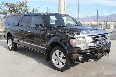 Ford : F-150 Platinum 3.5L V6 4WD 2013 ford f 150 platinum 3.5 l v 6 4 wd turbocharged repairable project salvage