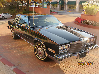 Cadillac : Eldorado 2DR 1984 cadillac eldorado triple black low miles 26 k excellent condition