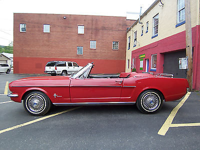 Ford : Mustang Convertible 1965 red ford mustang convertible