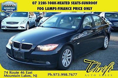BMW : 3-Series 328i 07 328 i 108 k heated seats sunroof fog lamps finance price only