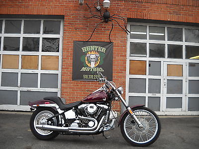Harley-Davidson : Softail 1990 harley davidson fxstc softail custom only 11 089 miles loaded with extras