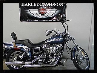 Harley-Davidson : Dyna 2003 harley davidson dyna wide glide 100 anniversary blue fxdwg