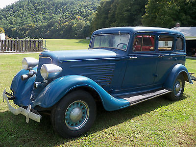 Dodge : Other 4-Door Sedan 1934 dodge 4 door sedan flatback all original