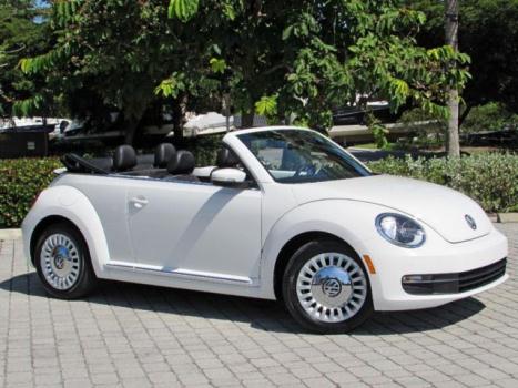 Volkswagen : Beetle-New 2.5 2014 volkswagen beetle convertible 2.5 l pzev 6 speed auto bluetooth warranty