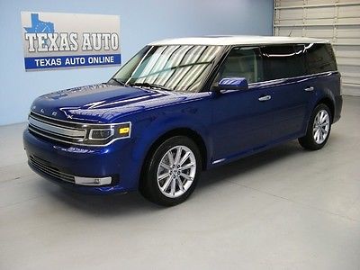 Ford : Flex FLEX LTD 2 TV'S WE FINANCE!! 2014 FORD FLEX LIMITED NAV PANO ROOF 2 TV'S SYNC 26K MI TEXAS AUTO