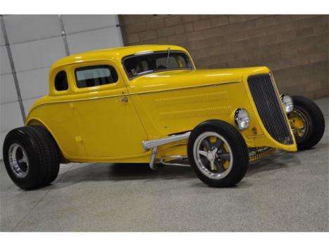 Ford : Other 5-Wndw Coupe 1934 ford 5 window coupe hiboy hot rod all ford steel california built coupe