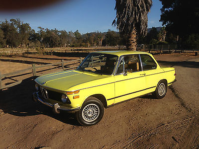 BMW : 2002 Base Coupe 2-Door 1975 bmw 2002 e 10 original refurbished original golf paint