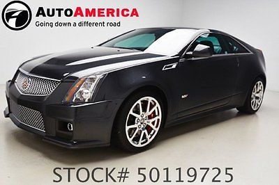 Cadillac : CTS Certified 2014 cadillac cts v coupe 3 k miles rearcam nav sunroof vent seat bose cln carfax