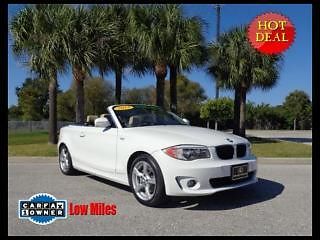 BMW : 1-Series Conv 128i 2013 bmw 128 i convertible navigation premium technology package like new