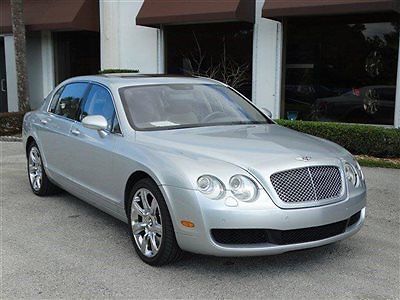 Bentley : Continental Flying Spur LOW MILES-SERVICE MAINTAINED-EXCEPTIONAL CLEAN 2006 bentley continental flying spur flawless low miles moonbeam silver
