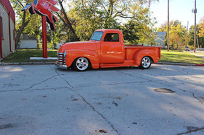 Chevrolet : Other Pickups shaved handles molded hood 1951 chevy truck 3100
