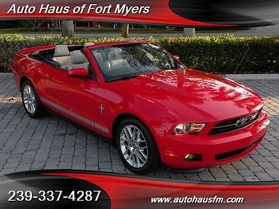 Ford : Mustang V6 Premium Convertible Fort Myers Florida We Finance & Ship Fully Serviced Leather Auto Pony Pkg Factory Warranty Florida