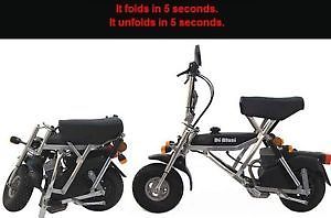 Other Makes : DiBlasi R7E Folding Scooter Mini Bike ONLY 24 miles-folds for easy transport in TruNK
