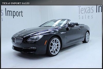 BMW : 6-Series Base Convertible 2-Door 2012 650 i convertible driver assist luxury seats cold weather pkg 20 inch wheels