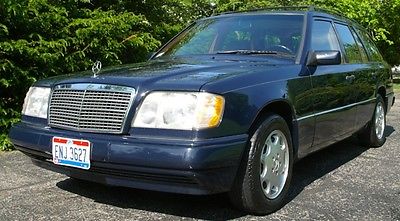 Mercedes-Benz : E-Class Blue/Tan 1995 mercedes e 320 wagon 3 rd row seating pampered very good condition no reserve