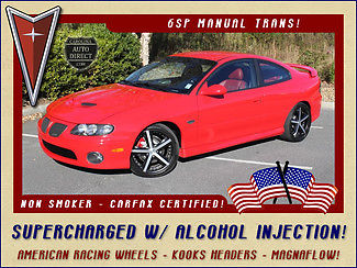 Pontiac : GTO SUPERCHARGED W/ ALCOHOL INJECTION AMERICAN RACING WHEELS-KOOKS HEADERS-MAGNAFLOW EXHAUST-K&N COLD AIR INTAKE-MORE!