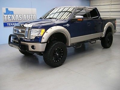 Ford : F-150 KING RANCH 4WD WE FINANCE!! 2010 FORD F-150 KING RANCH 4X4 LIFTED FLEXFUEL ROOF NAV TEXAS AUTO