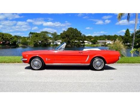 Ford : Mustang GT 289 V8 C-Code automatic air condition power steering classic red luggage rack