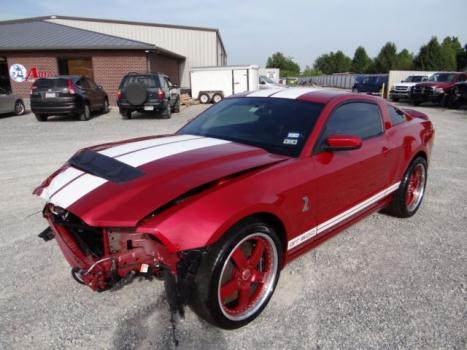 Ford : Mustang 2dr Cpe Shel Salvage Repairable, 662 HP Supercharged GT500, Sold with parts, Custom wheels