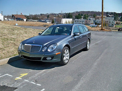 Mercedes-Benz : E-Class E350 4MATIC Wagon 2007 mercedes benz e 350 4 matic wagon navigation gray metallic black leather