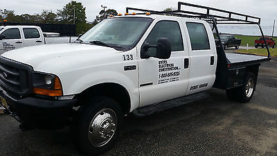 Ford : F-450 4 door CrewCab 2001 ford f 450 super duty crewcab 7 3 l diesel custom flatbed dually work truck