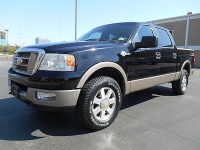 Ford : F-150 KING RANCH CREW CAB FX4 2005 ford f 150 fx 4 king ranch v 8 5.4 l v 8 5.4 l crewcab leather drives excellent