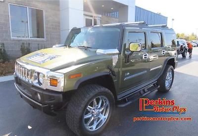 Hummer : H2 4WD PREMIUM LUXURY NAVIGATION LEATHER CHROMES 2003 hummer h 2 4 wd premium luxury heated leather navigation 4 x 4 pioneer stereo