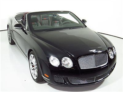 Bentley : Continental GT 2dr Convertible Speed 2011 gtc speed 80 11 edition cpo warra 19 k miles contrast stitching rear camera