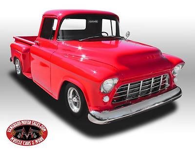 Chevrolet : Other Pickups 56 chevy pu steel sharp rare ps pb red hot
