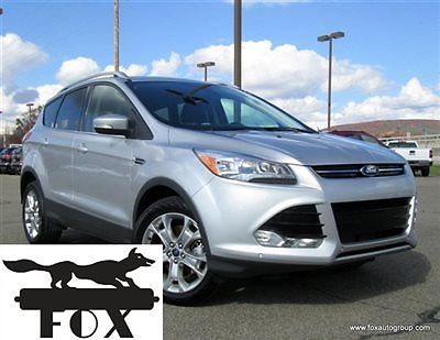 Ford : Escape Titanium 4wd 1 owner sync heated leather rear view camera factory tow park assist 12151