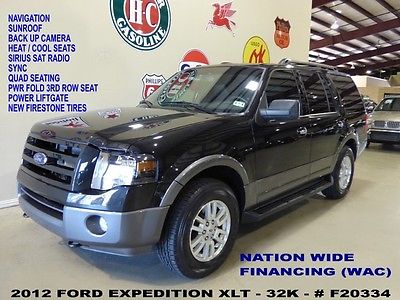 Ford : Expedition XLT 12 expedition xlt sunroof nav htd cool lth microsoft sync 3 rd row 32 k we finance