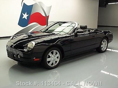 Ford : Thunderbird LEATHER 2002 ford thunderbird deluxe convertible leather 25 k mi