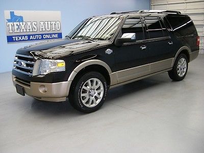 Ford : Expedition KING RANCH LWB WE FINANCE!! 2013 FORD EXPEDITION EL KING RANCH ROOF NAV 3RD ROW TOW TEXAS AUTO