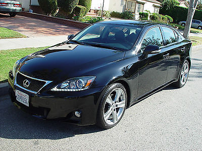 Lexus : IS 250 2011 lexus is 250 black black navigation back cam 30 k miles rear spoiler like new