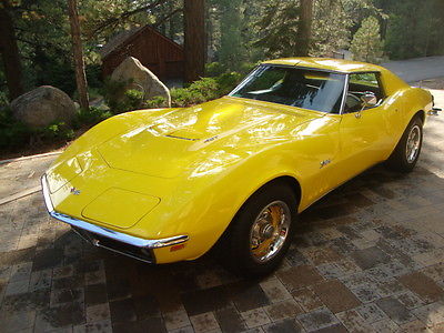Chevrolet : Corvette Coupe 1969 chevrolet corvette coupe 427 390 hp 4 speed numbers matching one owner