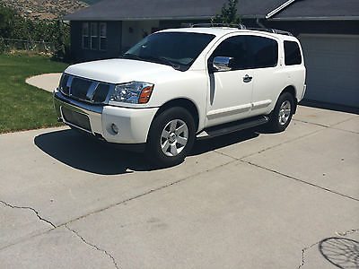 Nissan : Pathfinder Armada LE Sport Utility 4-Door 2004 nissan pathfinder armada le low miles tv s dvd captains chairs 4 x 4 36 k mile