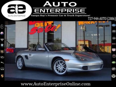 Porsche : Boxster Base clean leather tiptronic bose stereo subwoofer alloys cruise power top finance