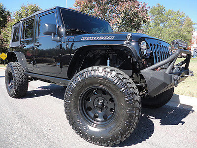 Jeep : Wrangler Unlimited Rubicon Sport Utility 4-Door 2014 jeep wrangler unlimited rubicon 37 s 3.5 lift smittybilt winch flares rigid