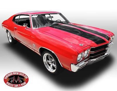 Chevrolet : Chevelle 70 chevrolet chevelle ss tribute red gorgeous ps pb 396