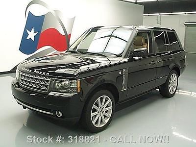 Land Rover : Range Rover SUNROOF NAV! 2010 land rover range rover 4 x 4 supercharged lux dvd texas direct auto