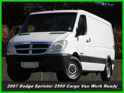 Dodge : Sprinter Cargo Van 07 dodge sprinter 2500 shc cargo van 3.5 l gas 144 in wb automatic cruise used