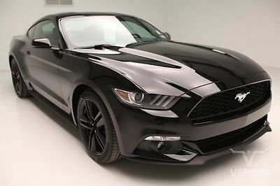 Ford : Mustang EcoBoost Premium Coupe RWD 2015 navigation black leather rear camera 19 s painted aluminum lifetime warranty