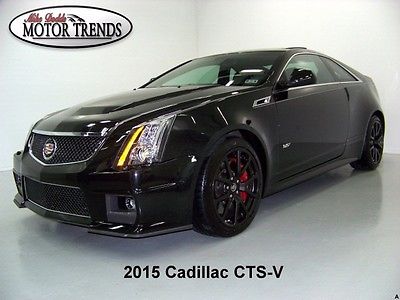 Cadillac : CTS RECARO BLACK WHEELS 2015 cadillac cts v cts v coupe navigation rearcam recaro heated ac seats 5 k