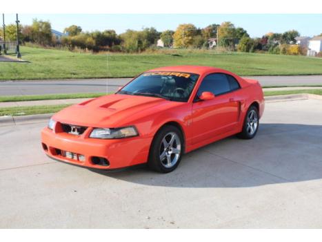 Ford : Mustang 2dr Cpe SVT 04 cobra supercharged competition orange svt v 8 leather low miles