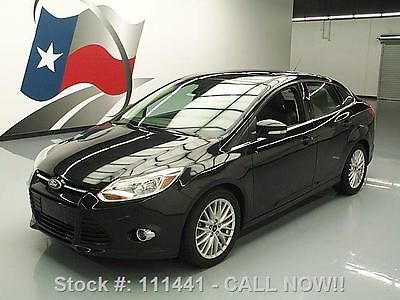 Ford : Focus WE FINANCE!! 2012 ford focus sel sedan automatic sunroof leather 72 k texas direct auto