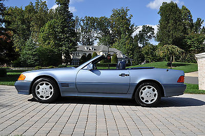 Mercedes-Benz : SL-Class Light Blue 1994 mercedes benz sl 500 2 door convertible with hardtop