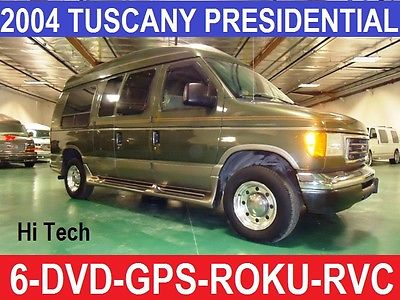 Ford : E-Series Van PRESIDENTIAL First Class Presidential, 6 DVD,GPS,RVC, Custom Conversion Van HI-TECH